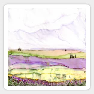 Tuscany landscape Sticker